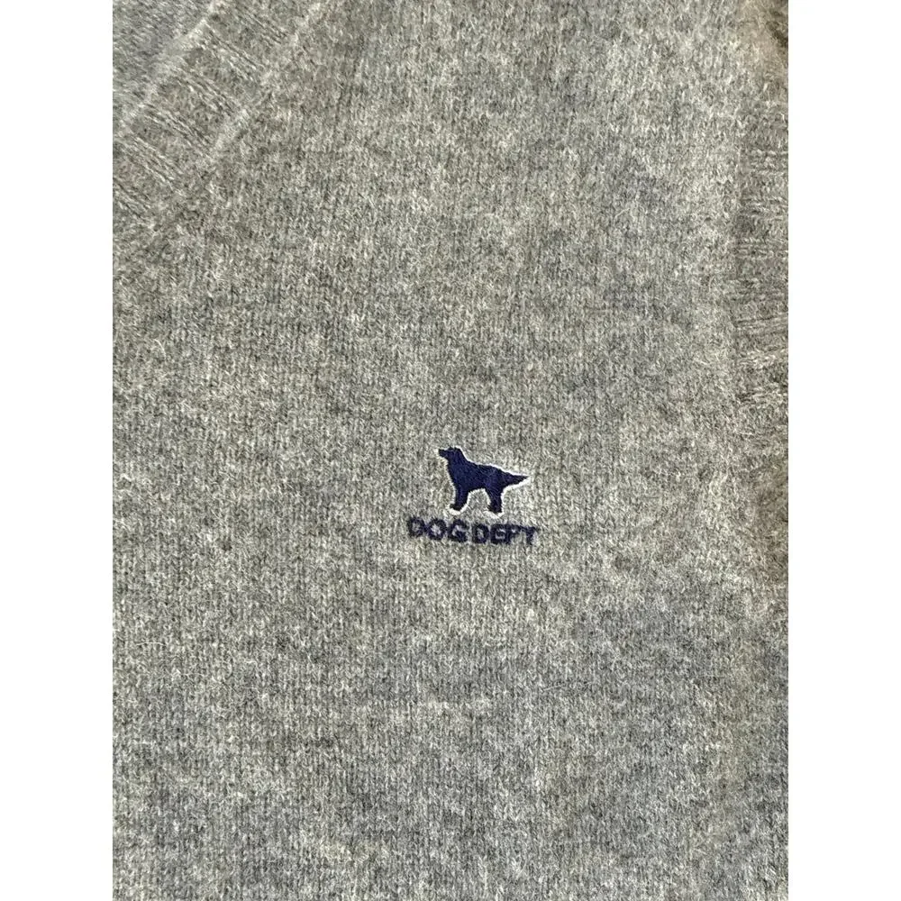 Dog Dept Japan Men's Wool Knit Vest in Gray Size Small